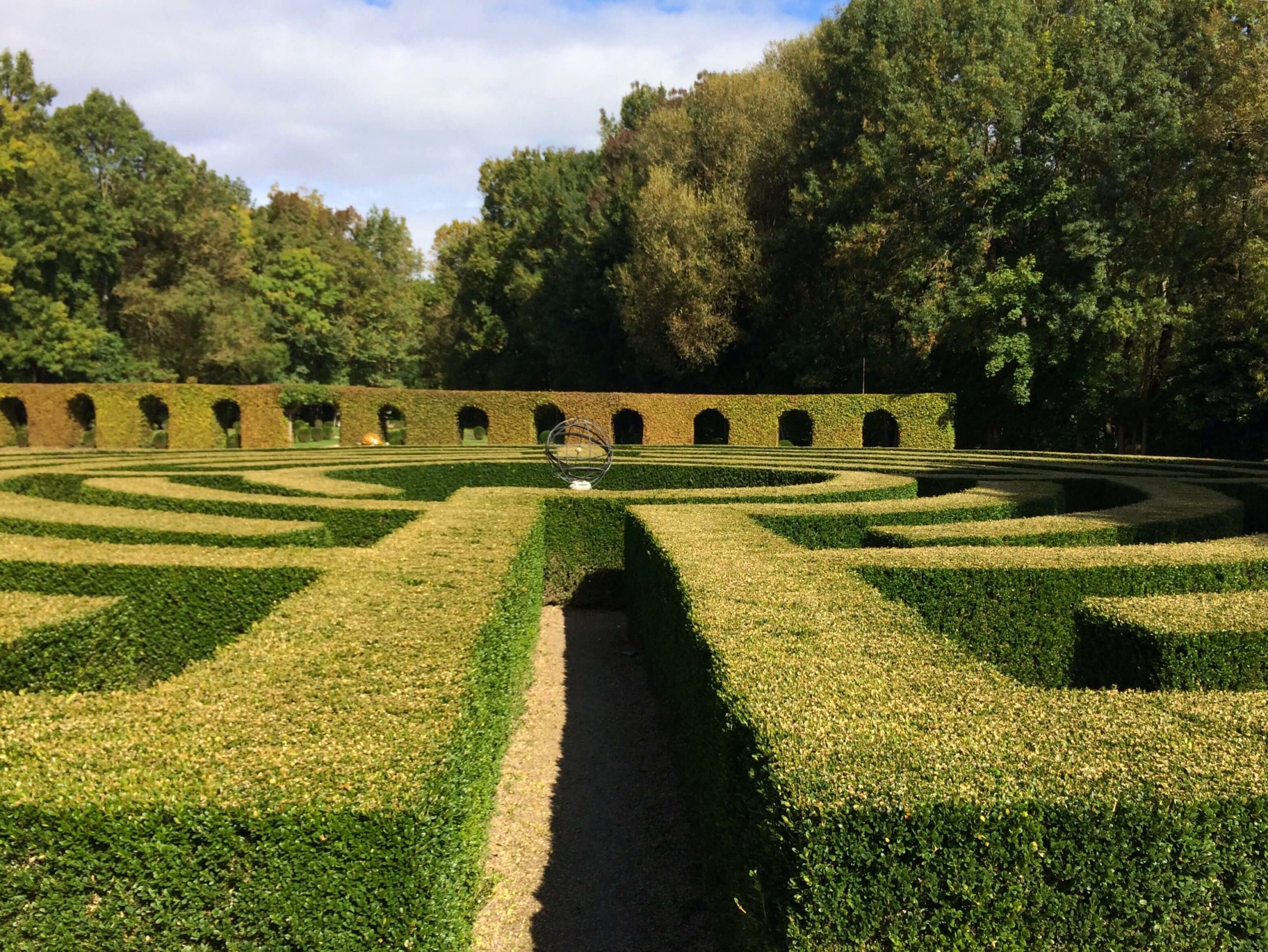 labyrinthe du château de dampierre